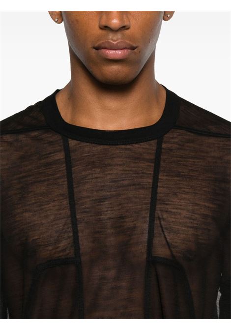 slintered strap t man black RICK OWENS | RU02E1168 JWR09